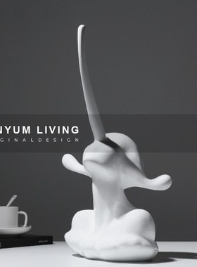 本与简约现代匹诺曹艺术人v物摆件创意家居售楼处样板房间软装饰