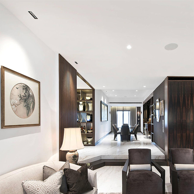 高显LED条形射灯明装吸顶无边框预埋嵌入式格栅灯极简无主灯照明 - 图0