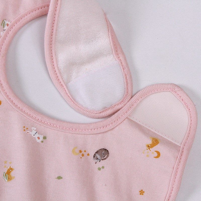 外贸围嘴夏季薄款儿童饭兜防吐奶口水巾纯棉a类新生婴儿l夏天围兜 - 图2