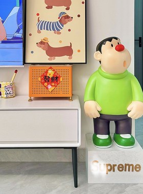 轻奢胖虎手办存钱罐大摆件落地客厅电视柜沙发旁边柜酒柜潮玩装饰