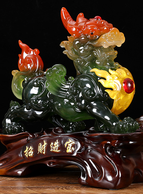 貔貅摆件招财聚财客厅家居装饰办公室工艺礼品摆饰酒柜开业礼品旺