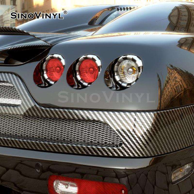 卡莱克导气2D亮面碳纤维膜汽车中控内饰贴纸车身装饰改色膜 - 图1