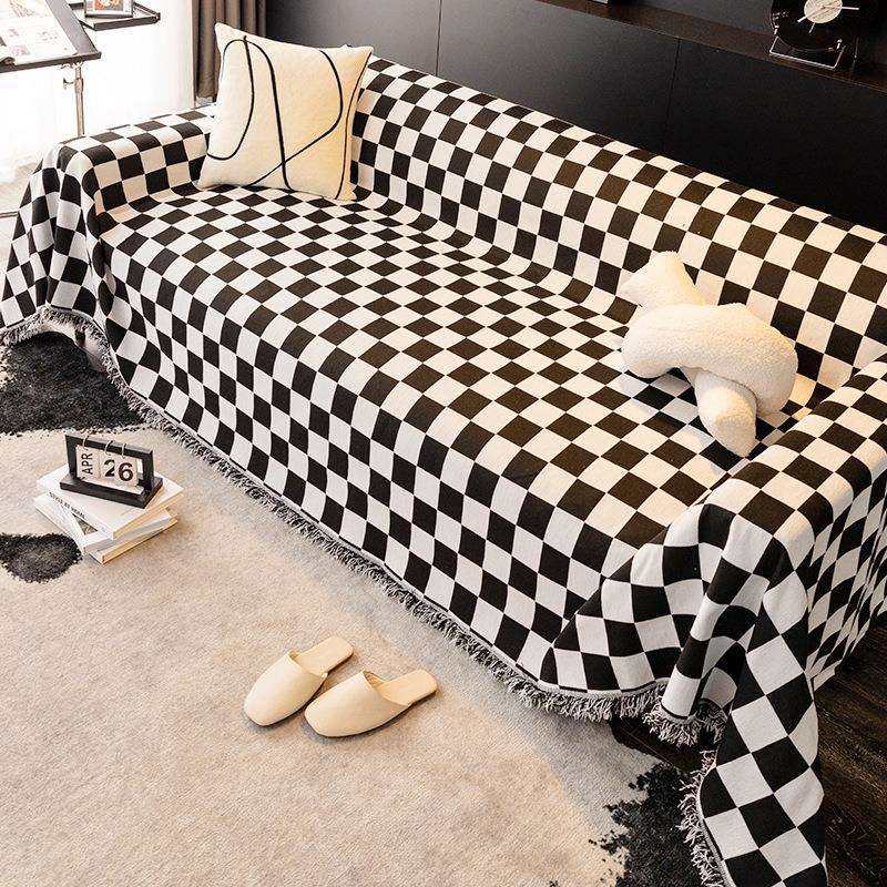 防猫抓雪尼尔沙发巾简约现代沙发盖布四季通用防滑一片式全盖布毯,淘宝优惠券,粉丝福利购,淘宝优惠卷