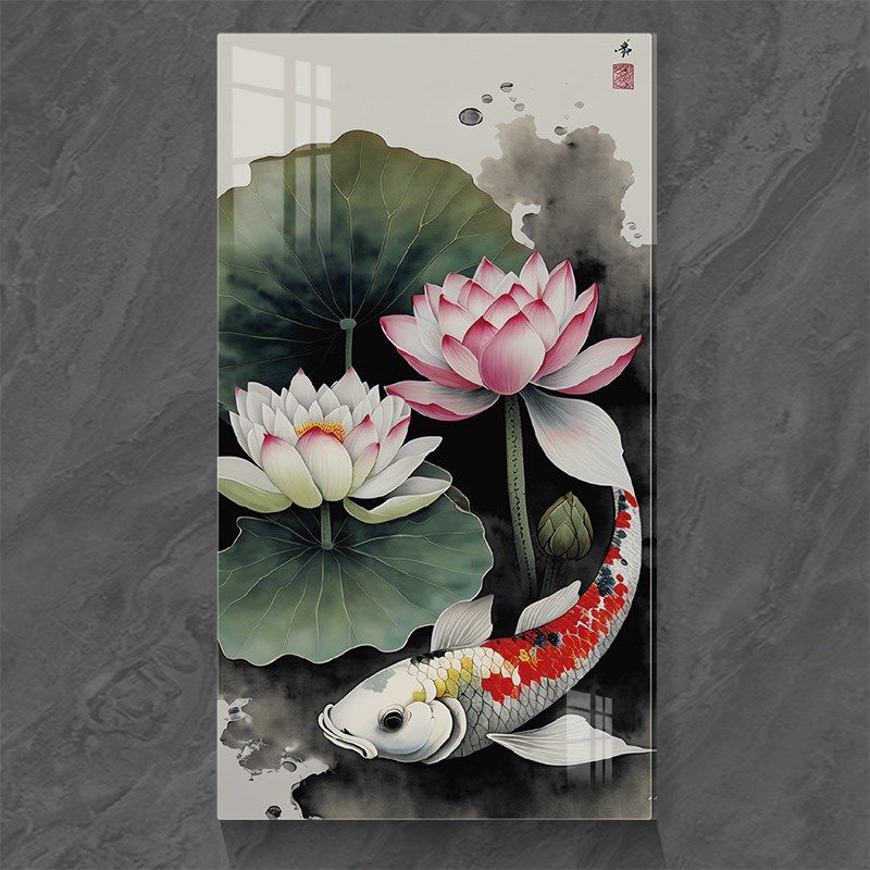 防脏遮丑墙贴墙面洞口缝隙遮挡装饰画亚克力立体中式自粘客厅贴画,淘宝优惠券,粉丝福利购,淘宝优惠卷