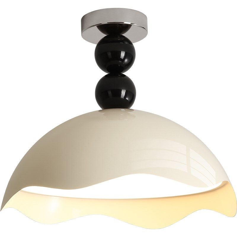 奶油风蛋壳卧室吊灯中古现代简约ins高级感儿童房间吸顶灯具护眼,淘宝优惠券,粉丝福利购,淘宝优惠卷