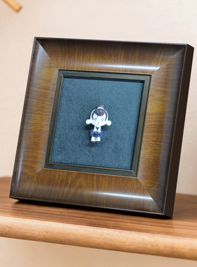 泡玛特展示相框摆画中古色