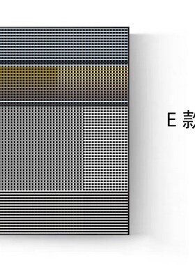 现代轻奢客厅玄关网格线条创意个性装饰画走廊背景墙壁竖版挂画