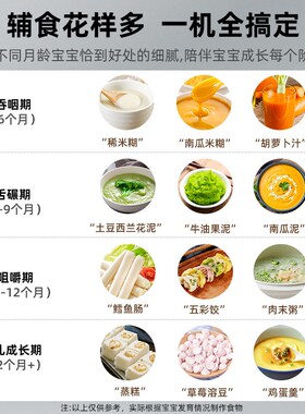 德国料理棒婴儿辅食均质机家用小型多功能手持搅拌器食物粉碎破壁