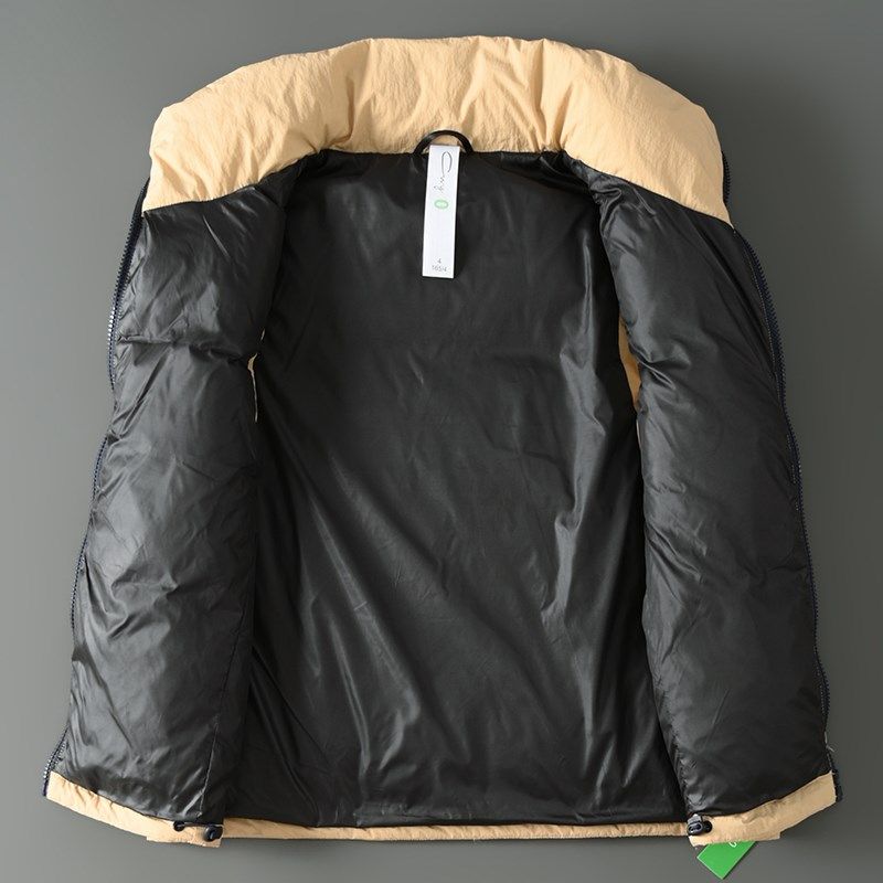 外贸尾单男女情侣款90绒户外机能防风保暖立领加厚面包羽绒服马甲,淘宝优惠券,粉丝福利购,淘宝优惠卷