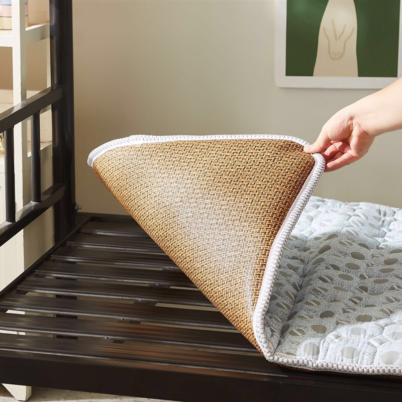 可拆洗双面床垫薄款折叠学生0x.9宿舍单人两用学生幼儿园午睡褥子 - 图0