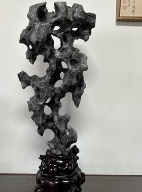 天然太湖石摆件庭院景观石园林假山G石空间美学陈设家居摆件原石