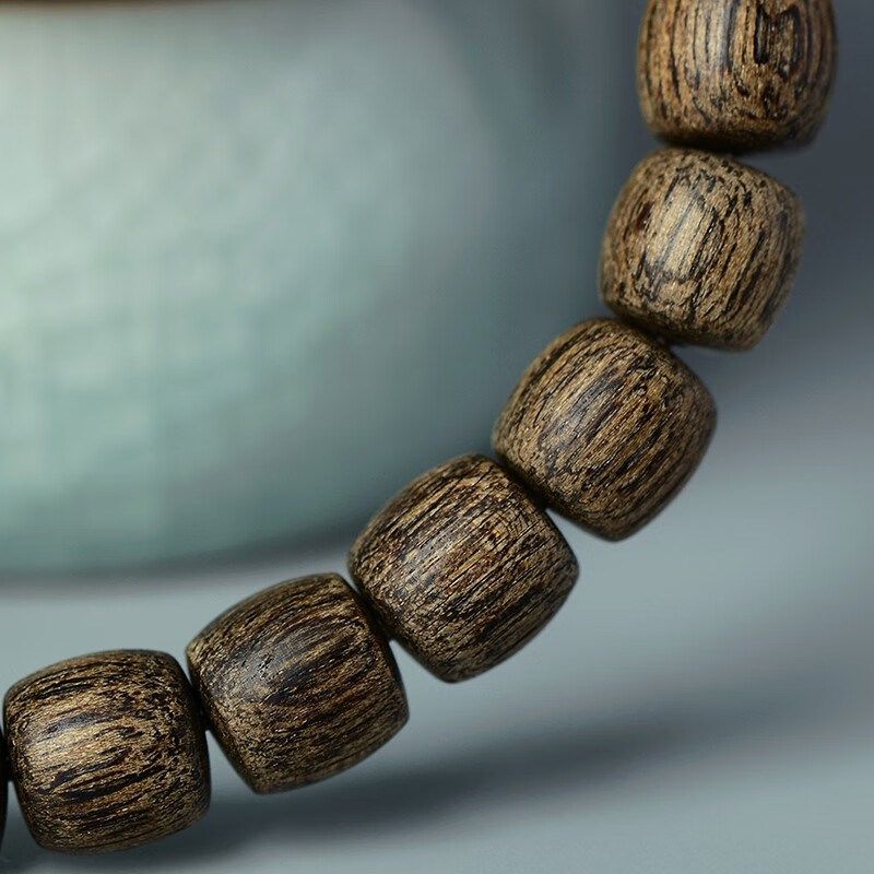 9分沉天然野文莱正区沉香手串8mm桶珠男女款手链老料黑油沉香手串,淘宝优惠券,粉丝福利购,淘宝优惠卷