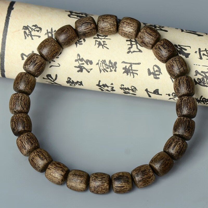 9分沉天然野文莱正区沉香手串8mm桶珠男女款手链老料黑油沉香手串,淘宝优惠券,粉丝福利购,淘宝优惠卷