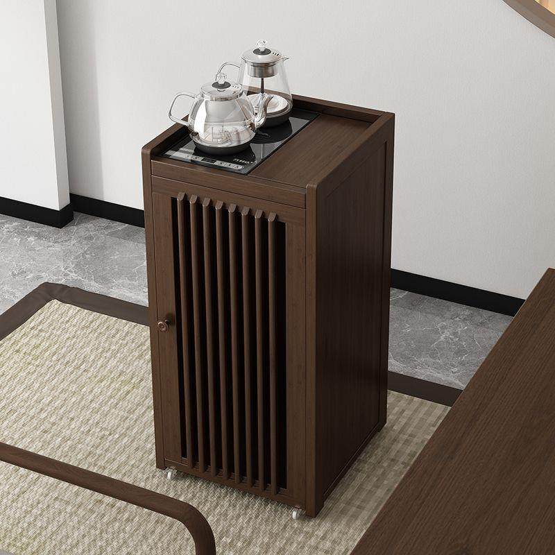 茶桌家用小茶台边柜侧柜实木泡茶吧茶几烧水壶一体水桶架茶水柜子,淘宝优惠券,粉丝福利购,淘宝优惠卷