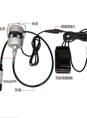 吊磨机雕刻机大功率吊钻机软轴小电磨笔夹头打磨抛光小型电动工具