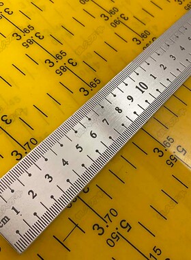 1米铝标尺量布尺手持铝尺加厚尺子量板尺30x6裁缝尺包邮广东 量具