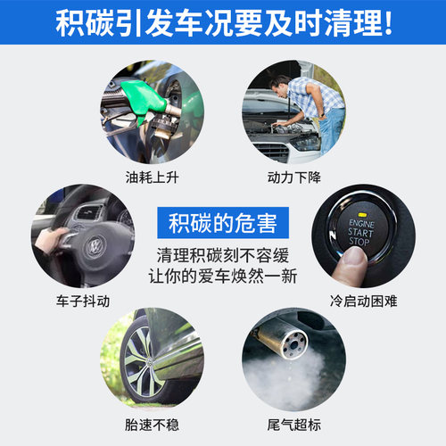 发动机缸内积碳清洗工具气动脉冲积碳刷清洗剂除碳剂释放活塞环 - 图1