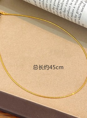 新中式古法沙金玫红钻吉祥如w意福锁吊坠拉丝双面祥云锁挂坠送女