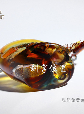 办公室老板桌面琉璃笔筒s飞龙摆件创意高档送男士领导生日礼物定