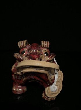 客厅湾公仔陶瓷三脚石博古架蟾创意家居金蟾摆件工艺招财开业礼品