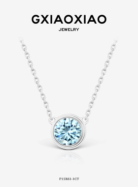 GXIAOXIAO925银蓝色泡泡项链