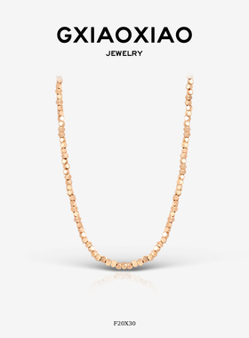 GXIAOXIAO闪耀方块项链