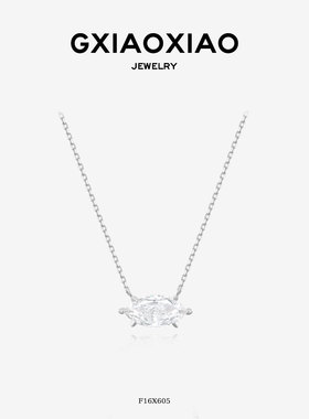 G XIAOXIAO 925银 轻奢高级老钱风爆闪马眼项链 F16X605 F16X606