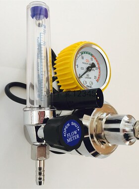 珠海飞鹰/威谱/新戴卡二保焊机加热减压表压力表阀CO2气表配件