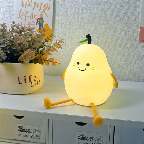 永不分梨小夜灯拍拍灯摆件送男z女朋友闺蜜生日礼物情人节高级氛 - 图0