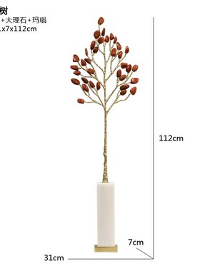 玄关竖高招财福鹿工艺品新中式别墅客厅电视柜装饰U品酒店壁龛摆