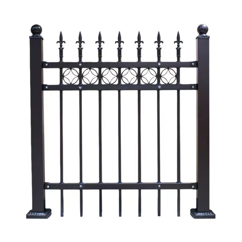 锌钢护栏别墅小区围墙围栏楼梯扶手自建房小院庭院铁艺围墙护栏 - 图3