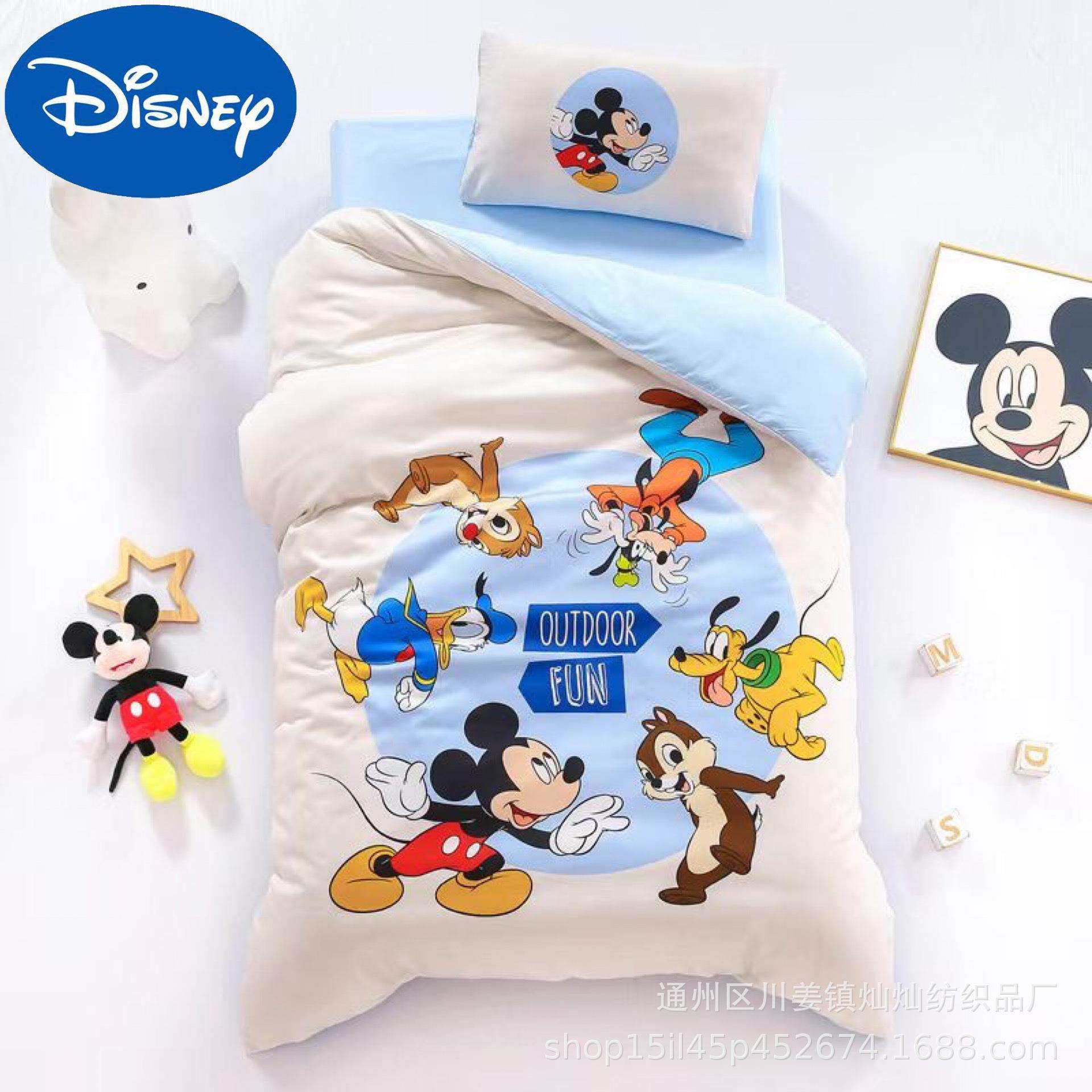 迪士妮60支幼儿园被子三件套儿童六件套宝宝入园床品午睡四季被褥,淘宝优惠券,粉丝福利购,淘宝优惠卷