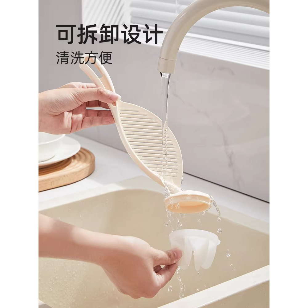 淘米神器食品级洗米沥水挡板不漏米量杯过滤器漏勺厨房洗米筛滤网,淘宝优惠券,粉丝福利购,淘宝优惠卷