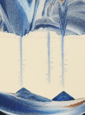 流沙画摆件沙漏客l厅电视柜酒柜桌面装饰品创意办公室轻奢礼物大