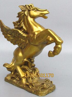 立马马桌面摆件纯铜马铜器家居装饰品礼品肖生工艺品跃飞马招财马