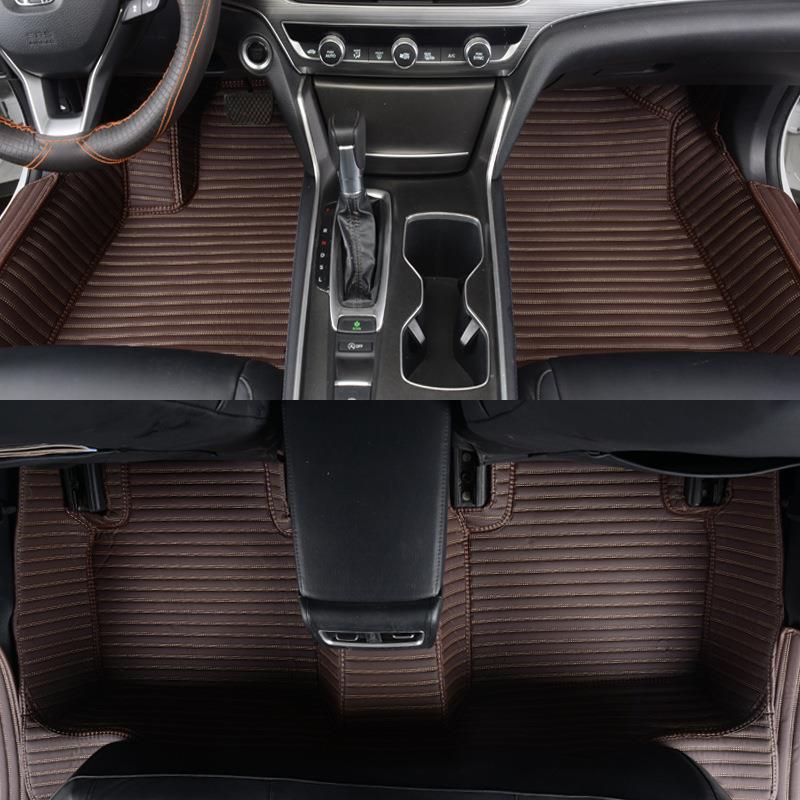 众泰T600T500E200T300大迈X5X7SR7SR9Z500Z300专用横纹翻边脚垫 - 图1