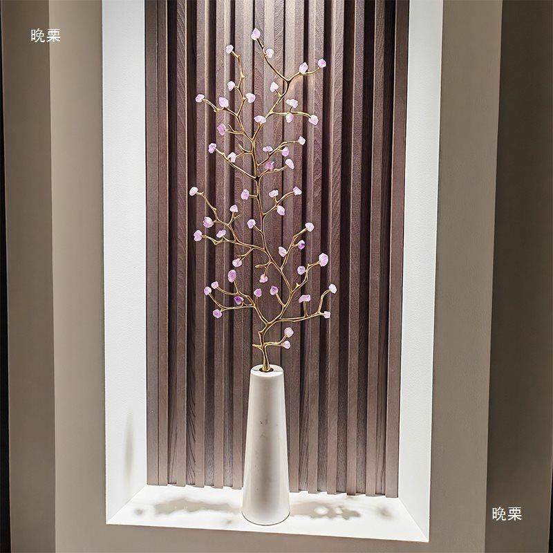 玄关柜水晶树一米摆件客厅入户正对门轻奢竖高落地装饰品其他风,淘宝优惠券,粉丝福利购,淘宝优惠卷
