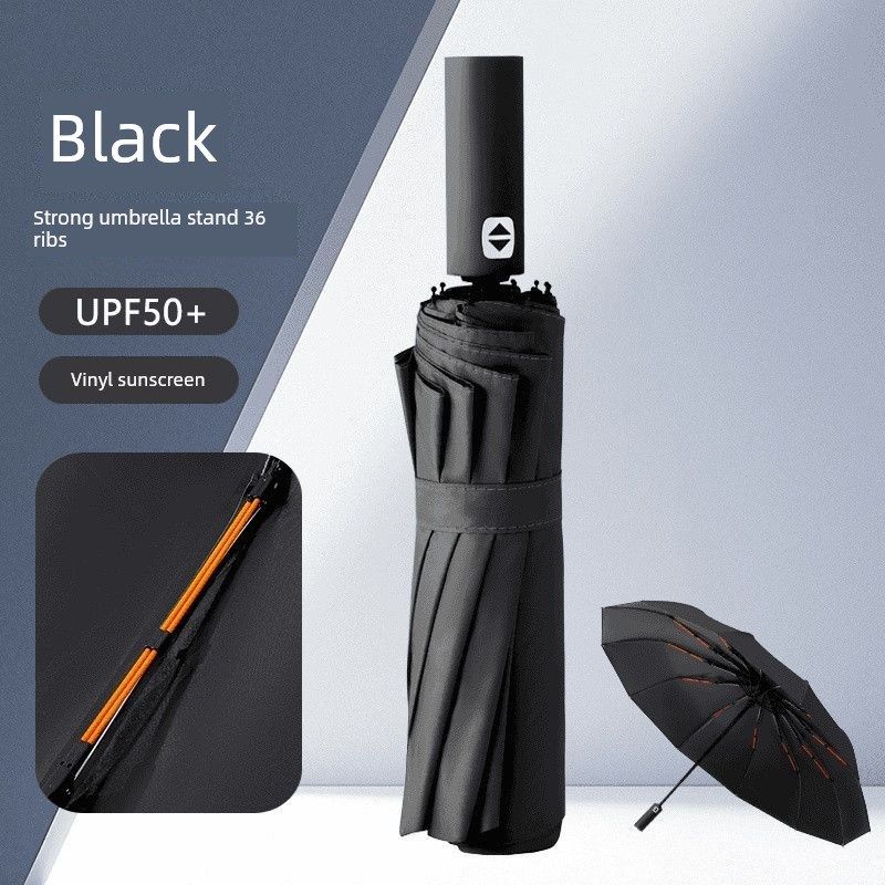 碳纤维骨架雨伞全自动12开36骨碳纤维双龙骨加固加厚加大防雨防晒,淘宝优惠券,粉丝福利购,淘宝优惠卷