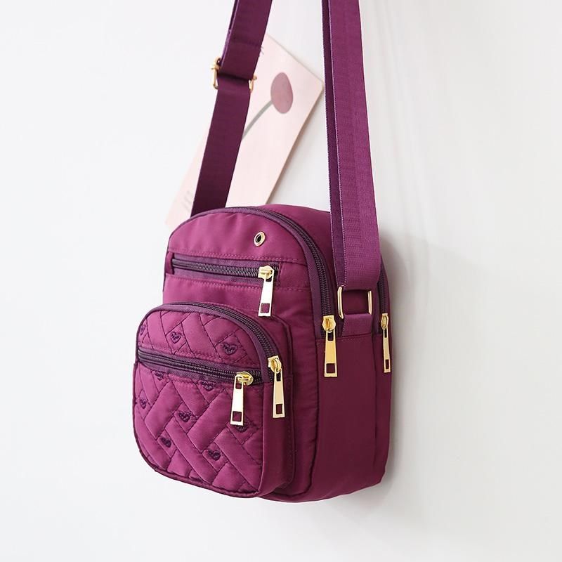 单肩斜挎包女牛津布尼龙女包中老年小包妈妈买菜零钱包手机包竖款,淘宝优惠券,粉丝福利购,淘宝优惠卷