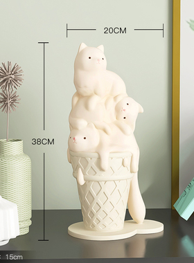 可爱猫咪摆件家居饰品客厅电视柜酒柜办公室桌面软装女生日礼物