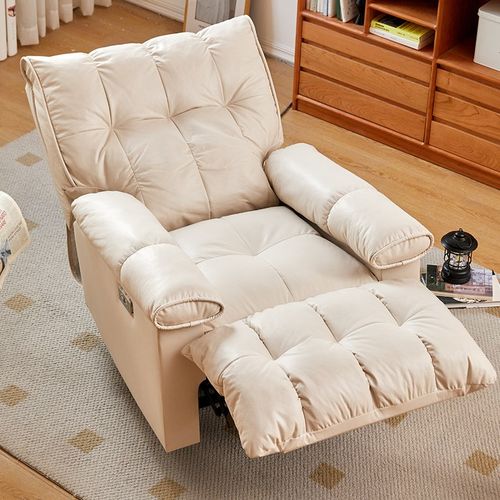 电动单人位沙发云朵懒人椅头等仓多功能卧室可睡躺客厅休闲摇摇椅 - 图2