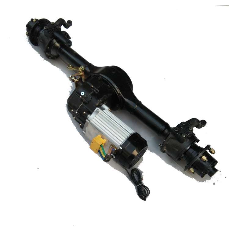 电动转向前驱载重桥工程后桥四驱底盘改装五孔传动轴液压制动车桥 - 图3