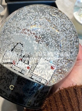 同款水晶球雪花球摆件送女友闺蜜生日G情人节圣诞节礼物日常送礼