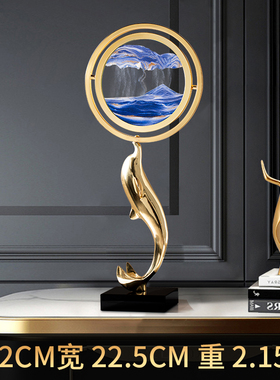 地球仪轻奢高档装饰办公室v电视柜摆件家居客厅桌面领导书房装饰