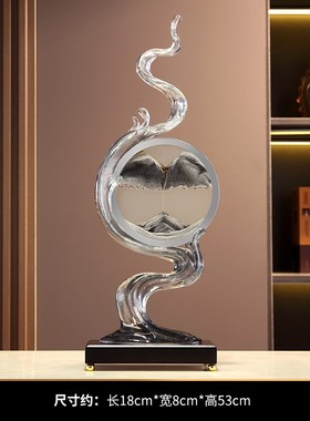 风生水起轻奢高级感摆件客厅w玄关装饰品办公室工艺品现代高档礼