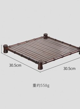 天纵大红酸枝竹节干泡台红木客厅桌面摆件展示架实木茶桌收纳杯架