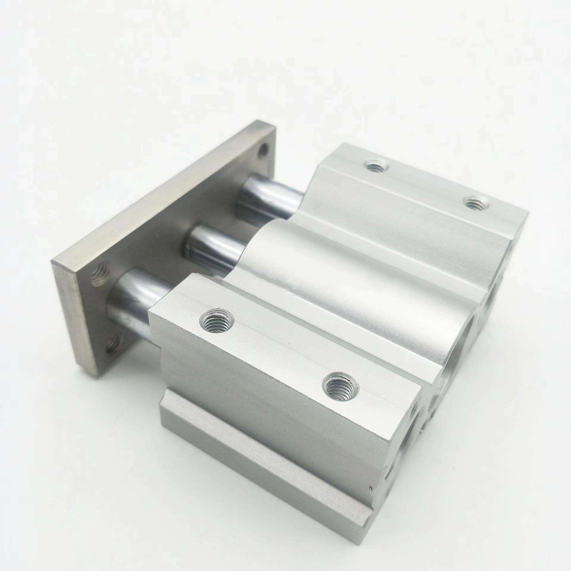 SMC三轴导杆气缸MGQL/MGQM32-25/50/75/100/125/150/175/200 - 图3