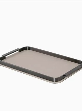 现代简约样板房软装摆件飘窗阳台托盘毛I毯组合不锈钢冰桶红酒饰