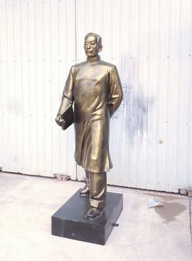 石雕胸像陶定做半身定制知雕塑玻璃钢行校园摆件纯铜雕像订人物