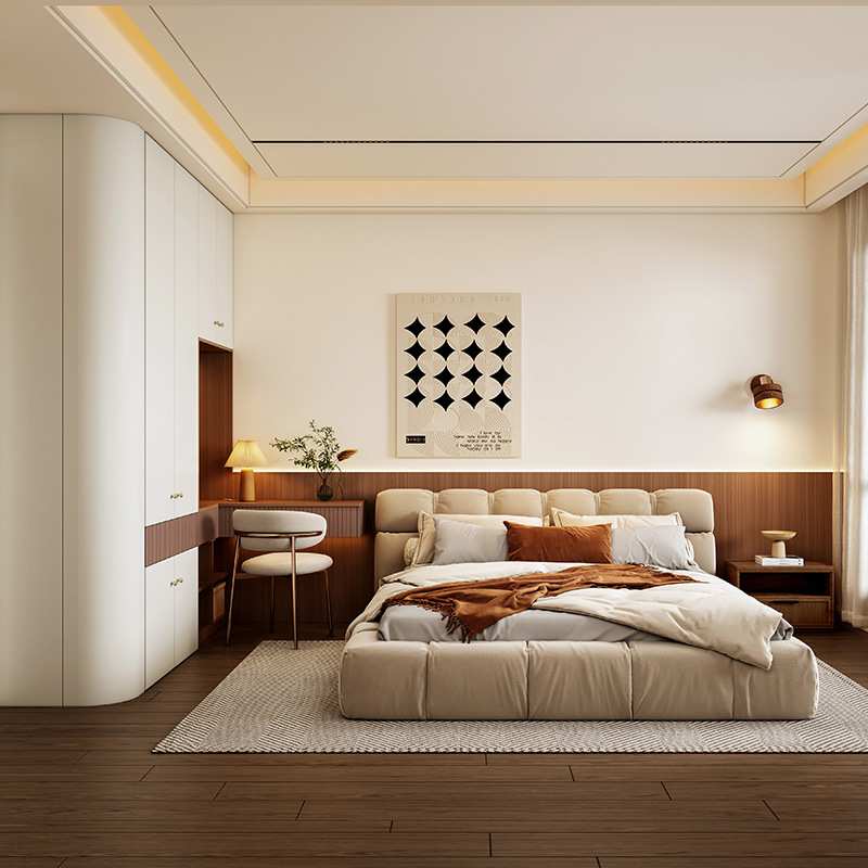 Airan Home Furnishings antique style whole house walk-in large wardrobe household bedroom overall cloakroom furniture wardrobe